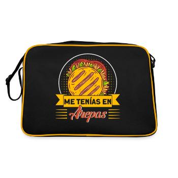 Gourmands vénézuéliens Arepa Gesche - Sac Retro - noir/or - Dos