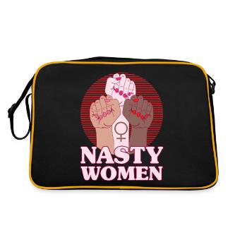 Autonomisation de l’égalité des sexes F - Sac Retro - noir/or - Dos
