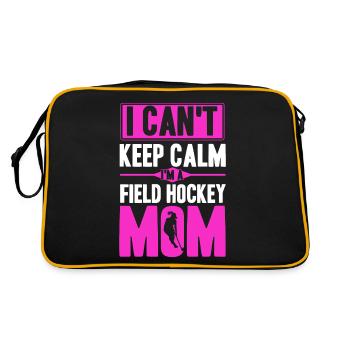 Hallen Feldhockey Mannschaftssport Feldhockey Spie - Retro Tasche - Schwarz/Gold - Hinten