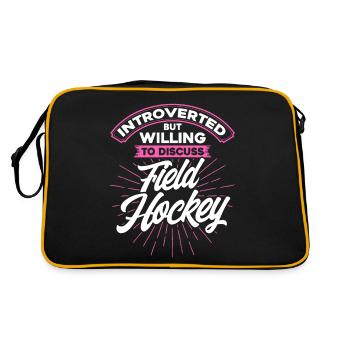 Field Hockey Indoor Field Hockey Field Hockey Players - Retro Bag - black/gold - Back