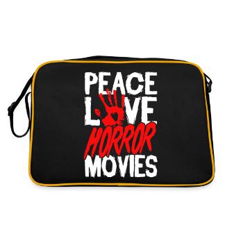 film d’horreur film d’horreur film d’horreur cadeau - Sac Retro - noir/or - Dos