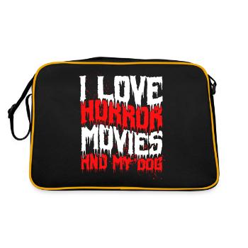film d’horreur film d’horreur film d’horreur cadeau - Sac Retro - noir/or - Dos
