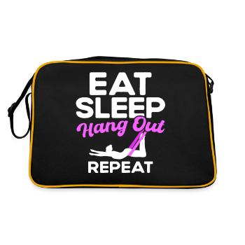 Gymnastes de yoga aérien Soie aérienne Yoga aérien W - Sac Retro - noir/or - Dos