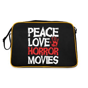 film d’horreur film d’horreur film d’horreur cadeau - Sac Retro - noir/or - Dos