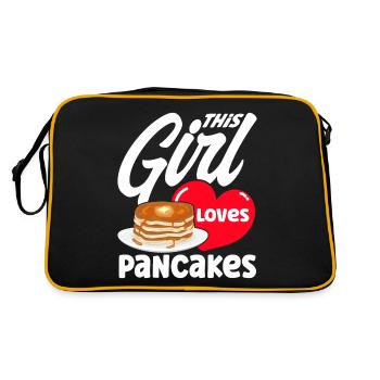 Crêpes Jour Petit déjeuner Crêpes Crêpes Crêpes - Sac Retro - noir/or - Dos