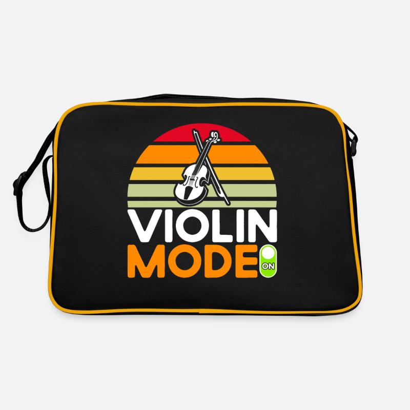 Violin Playing Violinist Orchestra Gift Retro Bag