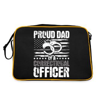 Correctional officer Handcuffs Prison guard - Retro Bag - black/gold - Back