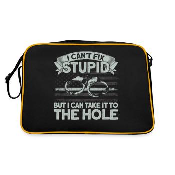 Prison guard Prison officer Prison officer - Retro Bag - black/gold - Back