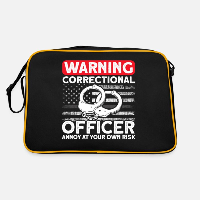 Handcuffs Prison guard Correctional officer Retro Bag