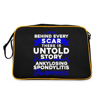 Combattant de la spondylarthrite ankylosante Ankylos spondylarthrite - Sac Retro - noir/or - Dos