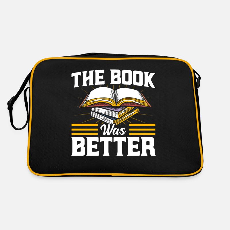 The book was better book reading gift Retro Bag