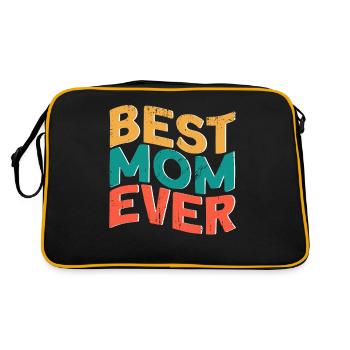 Cadeau de fête des mères familial jumelé aux mères - Sac Retro - noir/or - Dos