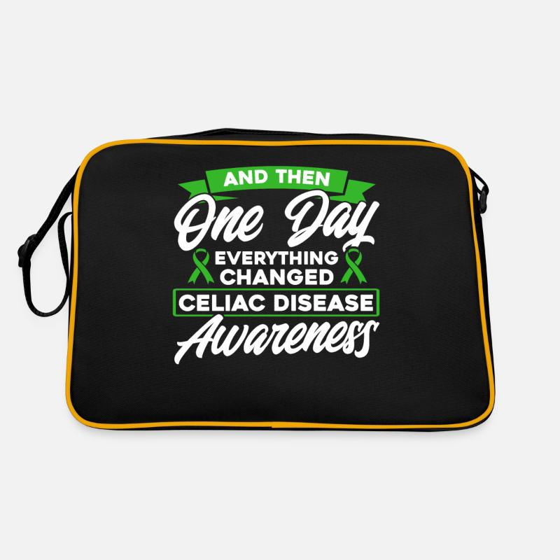 Celiac Disease Support Celiac Fighter Celiac Disease B Retro Bag