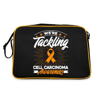 Orange Loop Cell Carcinoma Support Cell Carcinoma - Retro Bag - black/gold - Back