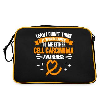 carcinome cellulaire à cellules combattantes carcinome de conscience cellule - Sac Retro - noir/or - Dos