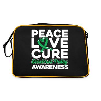 Conscience de la paralysie cérébrale Green Loop Zereb - Sac Retro - noir/or - Dos