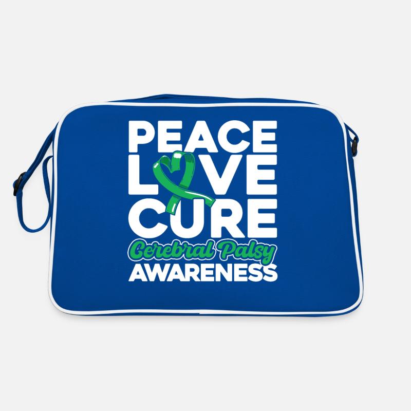Conscience de la paralysie cérébrale Green Loop Zereb Sac Retro