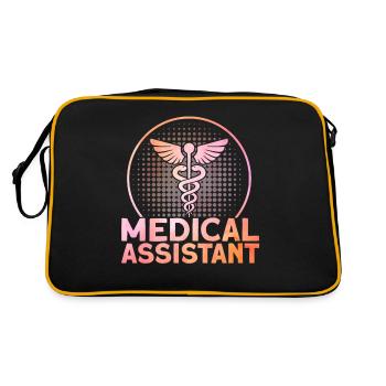 Faculté de médecine Assistant médical AMC G - Sac Retro - noir/or - Dos