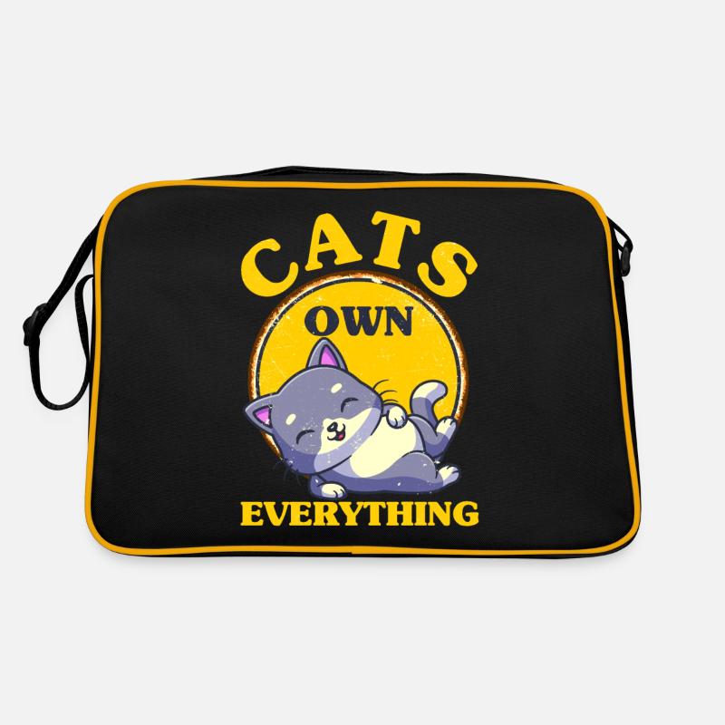Chat Parents Chat Chats Dictons Cadeau Sac Retro