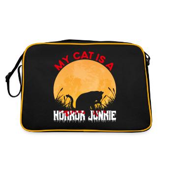 film d’horreur film d’horreur film d’horreur cadeau - Sac Retro - noir/or - Dos