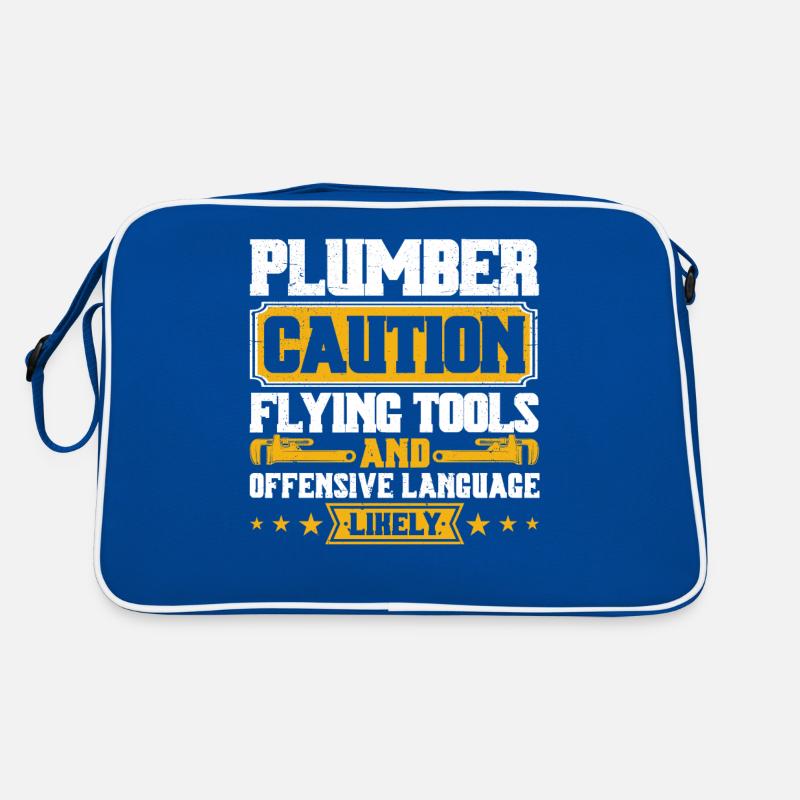 Beware of flying tools and swear words Kle Retro Bag