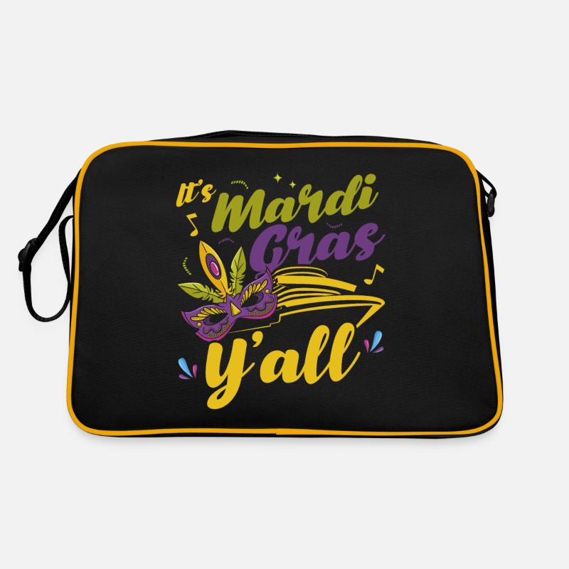 C’est le carnaval, les gens Mardi Gras cadeau Sac Retro