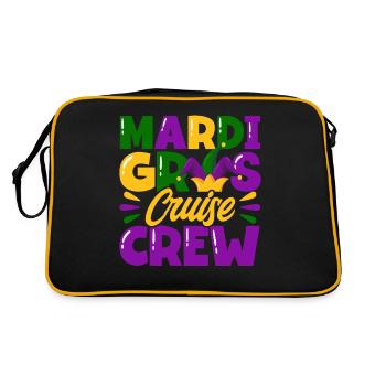 Mardi Gras Cruise Crew Mardi Gras Cadeau - Sac Retro - noir/or - Dos