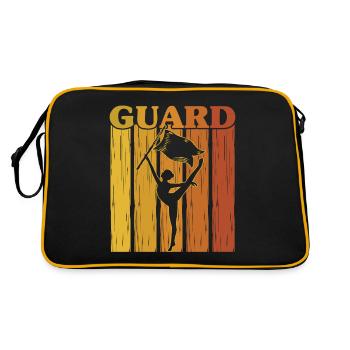 Guard Flag Guard Gift - Retro Bag - black/gold - Back