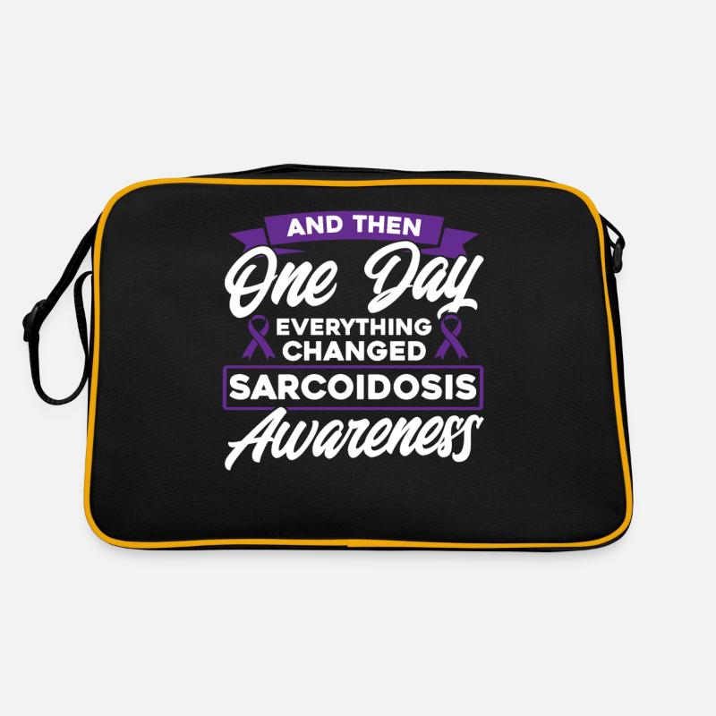 Sarcoïdose Support Sarcoïdose Combattant Sarkoi Sac Retro