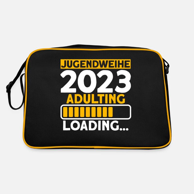 Jugendweihe 2023 Adulting Loading… Geschenk Retro Tasche