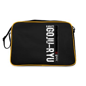 Karaté Goju Ryu Kanji Art Martial Japon - Sac Retro - noir/or - Dos