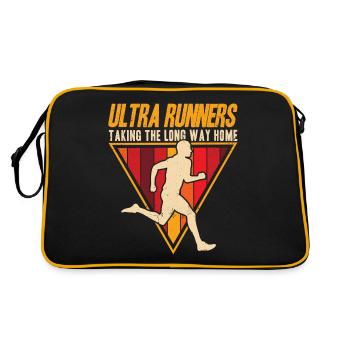 Coureur d’ultramarathon Ultramarathon Trail Running Ges - Sac Retro - noir/or - Dos