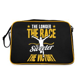 Ultramarathon Trail Running Marathon Runner Cadeau - Sac Retro - noir/or - Dos