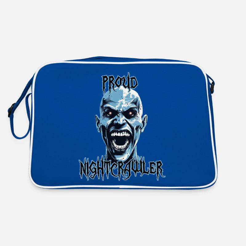 Stolzer Nightcrawler, Nachteule, gruselig Retro Tasche