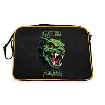 Orc, démon, fondateur du Club - Sac Retro - noir/or - Dos