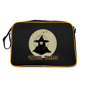 Witch, Please, Halloween - Retro Bag - black/gold - Back