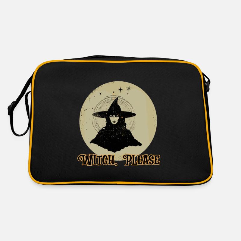 Sorcière, s’il vous plaît, Halloween Sac Retro