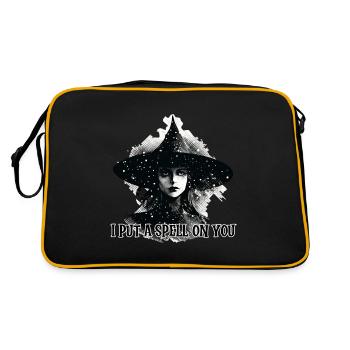 Witch, I put a spell on you - Retro Bag - black/gold - Back