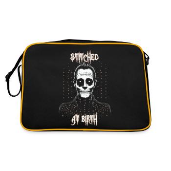 Stitched At Birth Franken monster - Retro Bag - black/gold - Back