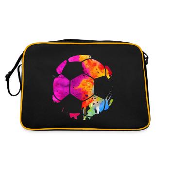 JOUEUR DE FOOTBALL FOOTBALL - Sac Retro - noir/or - Dos