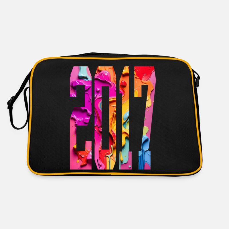 9E ANNIVERSAIRE COLORÉ 2017 Sac Retro