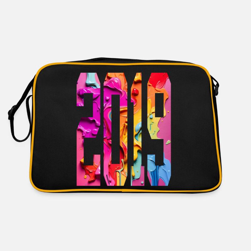 7E ANNIVERSAIRE COLORÉ 2019 Sac Retro
