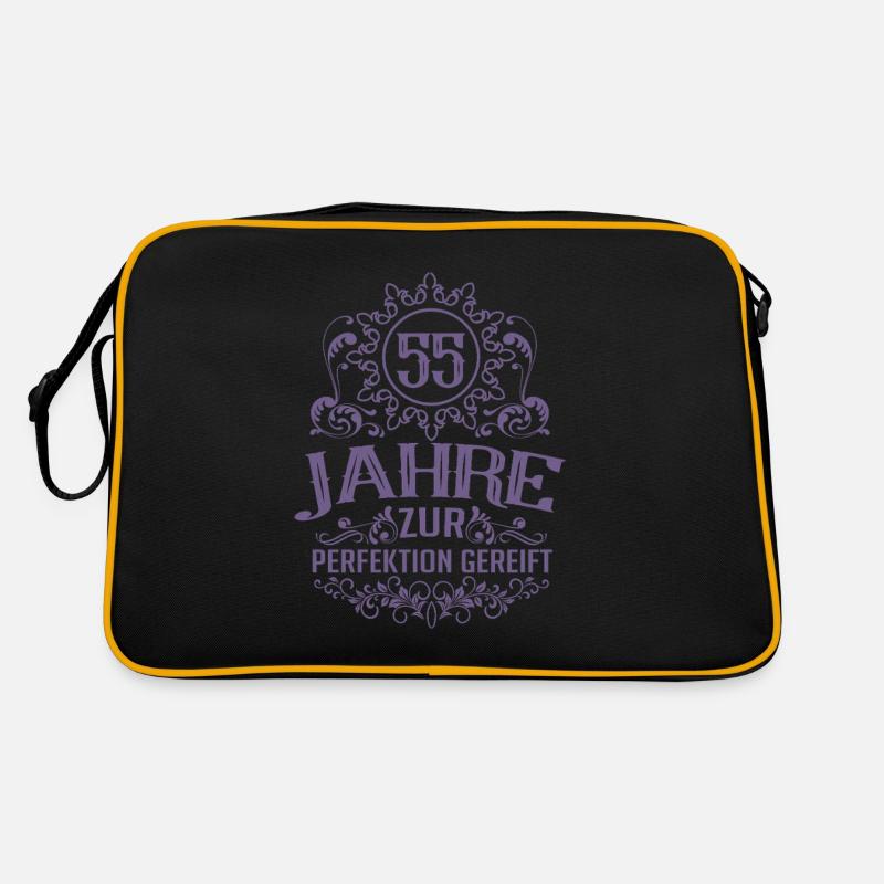 Geburtstag Perfektion 55 Jahre Vintage Retro Tasche