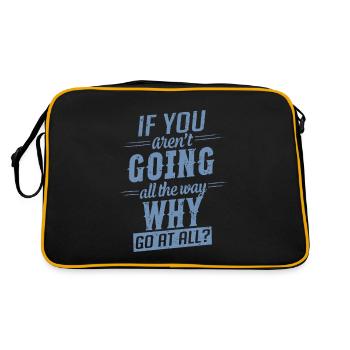 Motivation : Dire d’aller jusqu’au bout - Sac Retro - noir/or - Dos