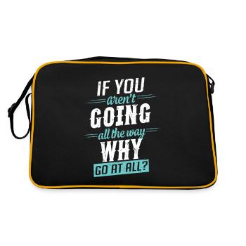 Motivation : Dire d’aller jusqu’au bout - Sac Retro - noir/or - Dos