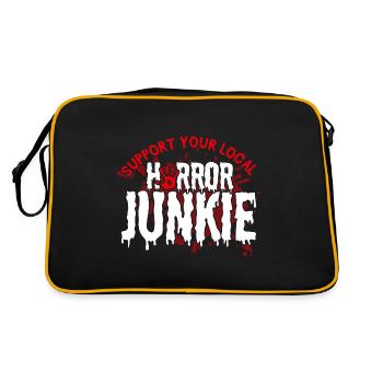 Film d’horreur Slasher Film Creepy Movies Cadeau - Sac Retro - noir/or - Dos