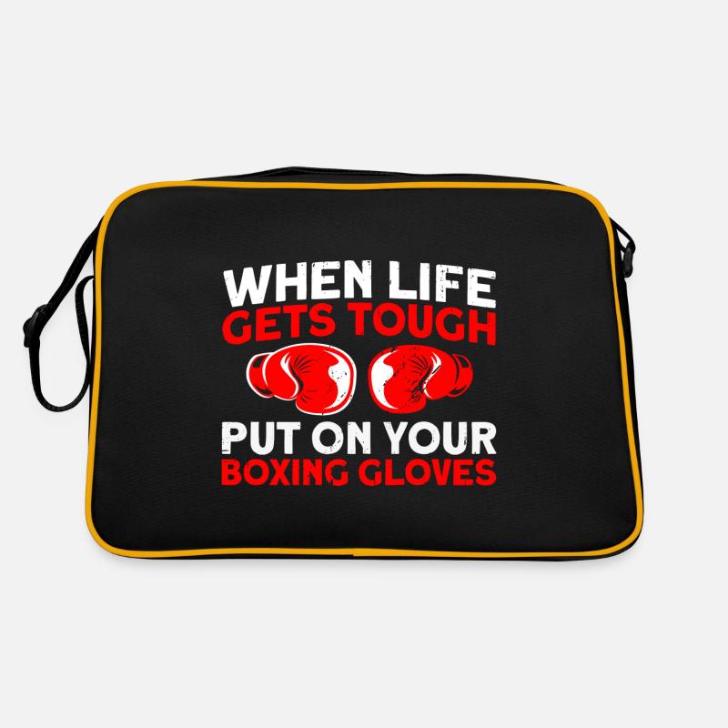 Enfilez vos gants de boxe Boxing Gift Sac Retro