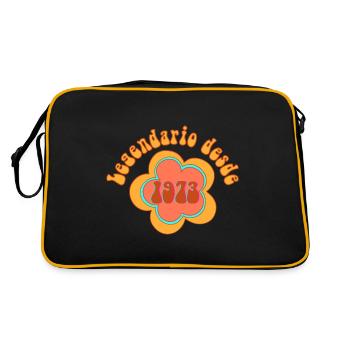 Legendario desde 1973 Né Anniversaire - Sac Retro - noir/or - Dos