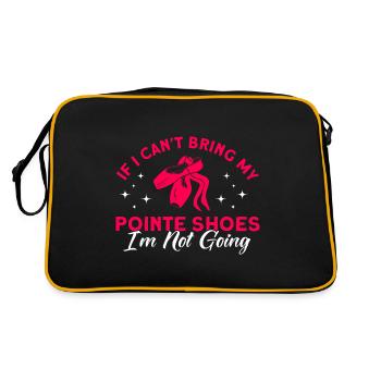 Ballet Danse Ballet Danse Ballerine Cadeau - Sac Retro - noir/or - Dos