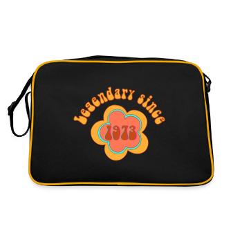 Legendary since 1973 Birthday Retro - Retro Bag - black/gold - Back